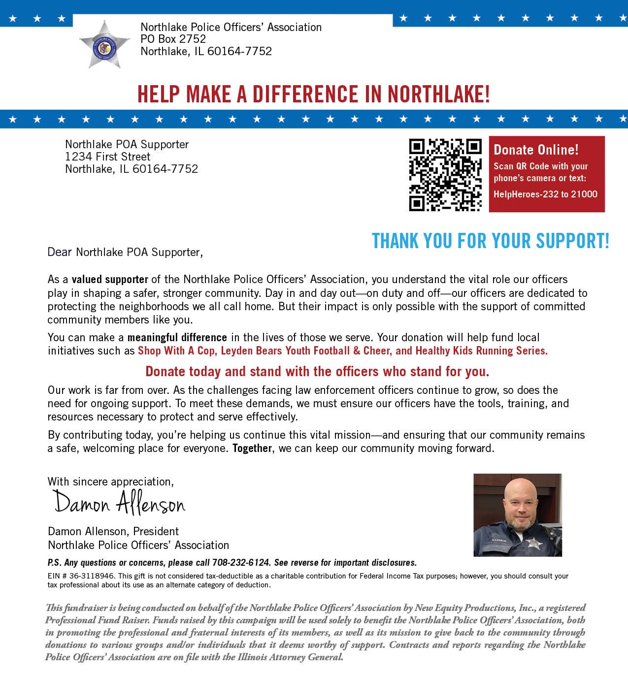 Donation Letter